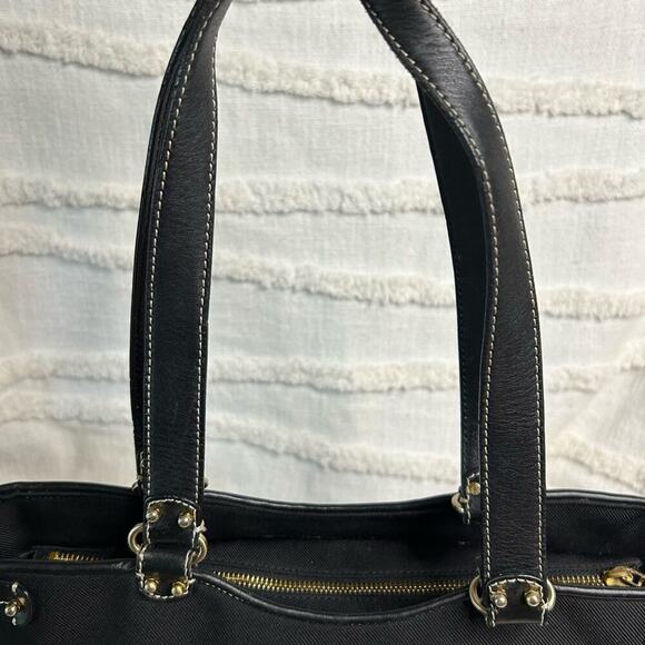 ˚₊‧꒰ა ☆ ໒꒱ ‧₊˚ ANTONIO MELANI Tote Handbag  Large Black (AA1-G) - Picture 4 of 11